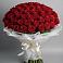 Букет 101 Красная роза Блэк Мэджик в Ясном Ставропольского края