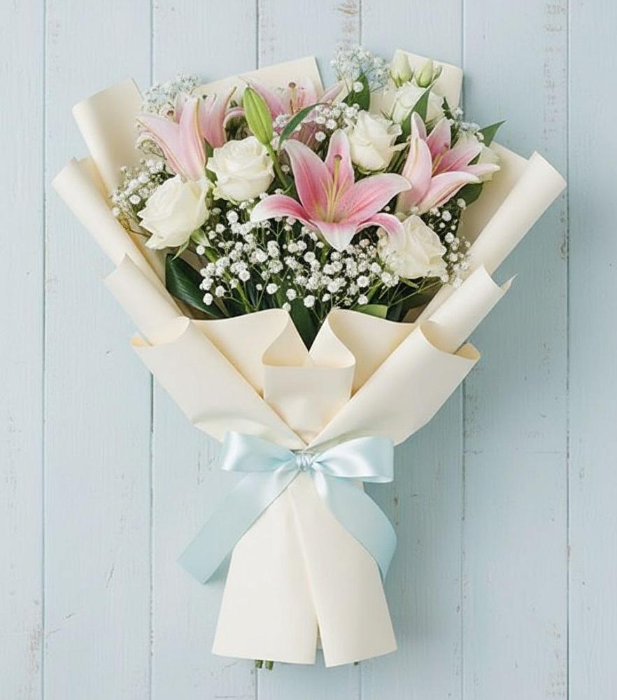 Букет цветов из: Лилии в Ясном Ставропольского края