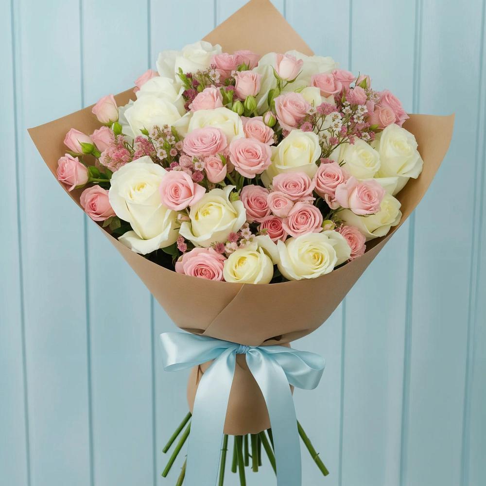 Букет цветов из: Розы в Ясном Ставропольского края