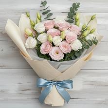 Букет цветов из:  Лизиантусы в Ясном Ставропольского края