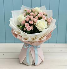 Букет цветов из:  Розы в Ясном Ставропольского края