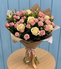 Букет цветов из:  Розы в Ясном Ставропольского края