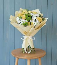 Букет цветов из:  Хризантемы и Розы в Ясном Ставропольского края