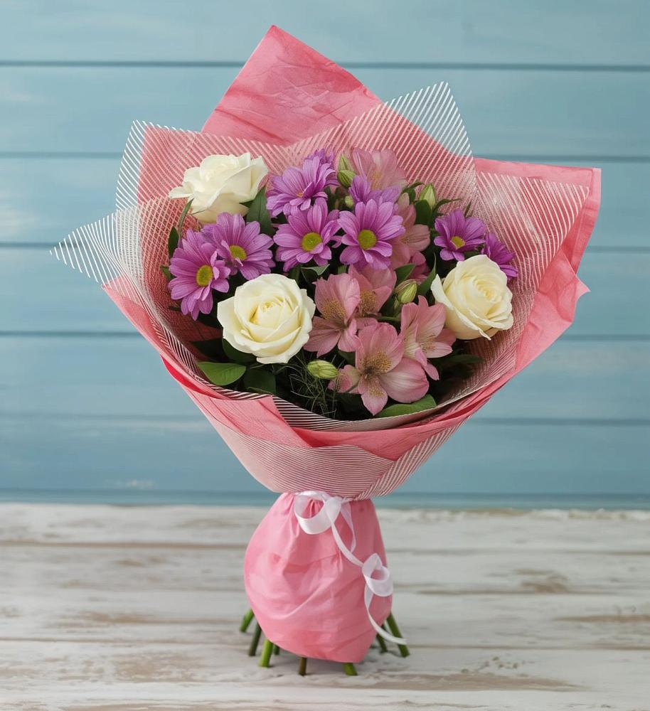 Букет цветов из: Герберы в Ясном Ставропольского края